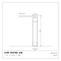 CLMP BISTRO 630 Werkzeichnung