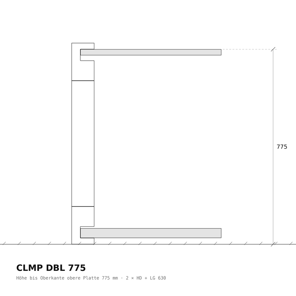 CLMP DBL 775