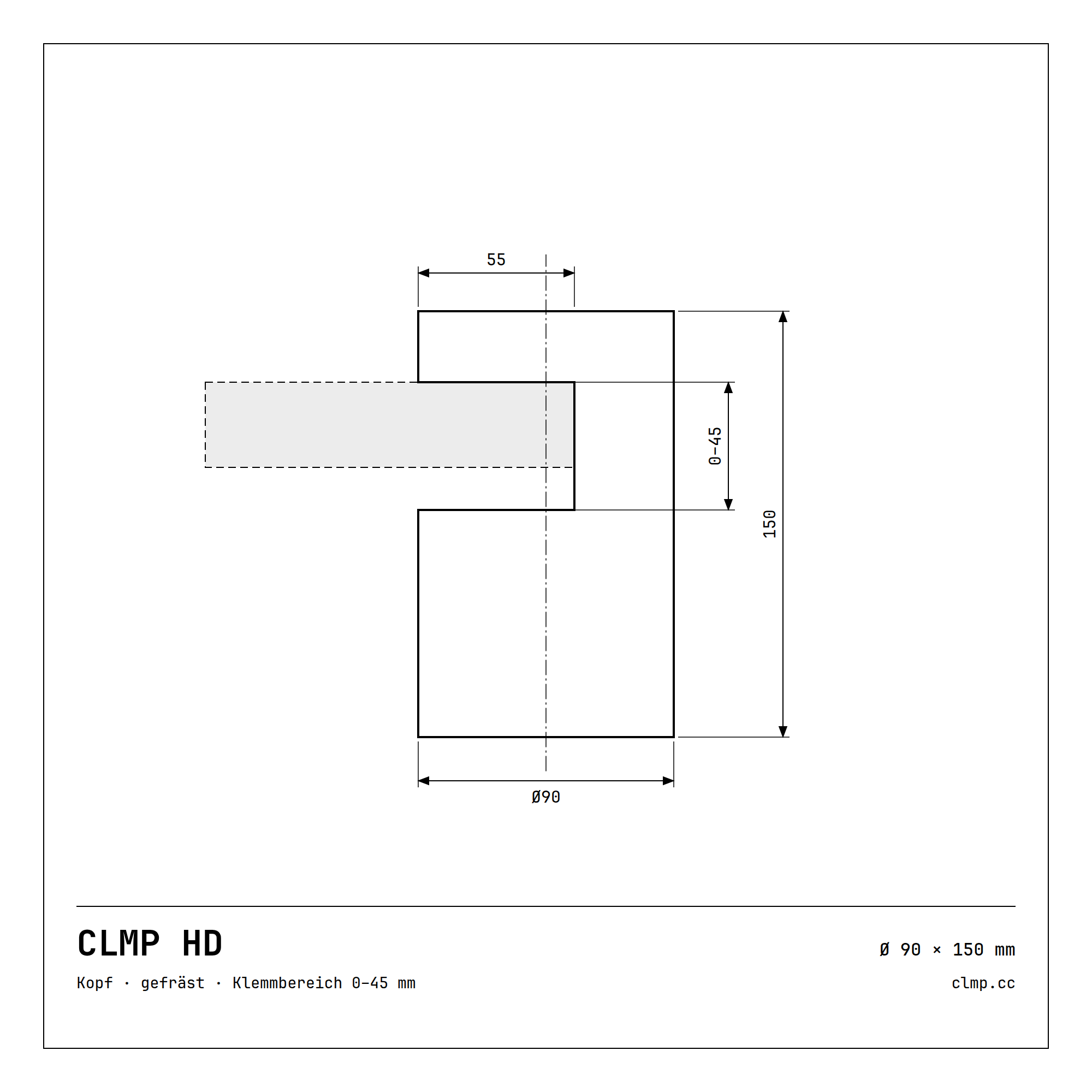 CLMP HD Werkzeichnung
