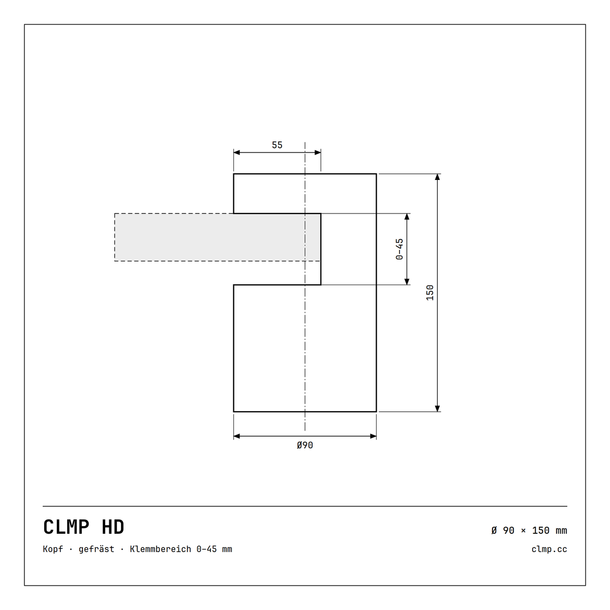 CLMP HD Werkzeichnung